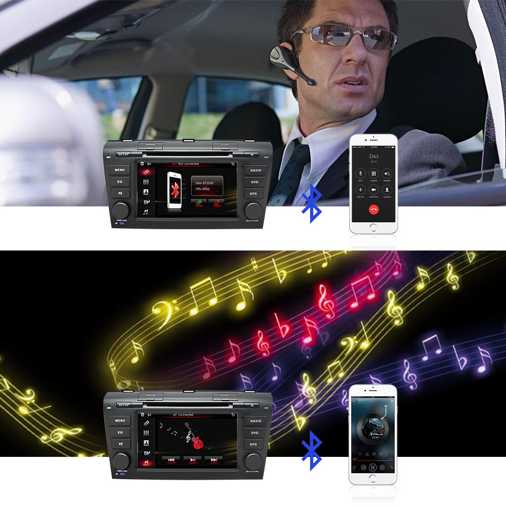 Amazon.com: Car Stereo Radio in Dash Navigation for Mazda 3 2004